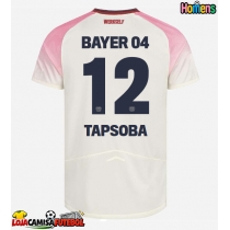 Camisa de Futebol Bayer Leverkusen Edmond Tapsoba #12 Equipamento Secundário 2025-26 Manga Curta